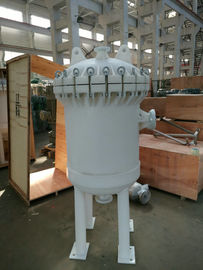Compact Structure Multi Bag Filter , Stainless Steel Bag Filter Housing